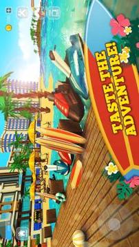 Surfing Craft Crafting, Stunts & Surf Games World游戏截图2