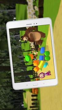 Masha and the Bear Playing with the Ball游戏截图2