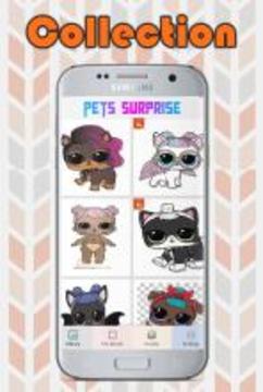 PETS Surprise doll Coloring  Number pixel art游戏截图1