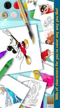 Disney Coloring World游戏截图4