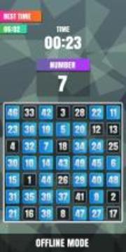 Finding Numbers 1 To 100 Puzzle Online游戏截图1