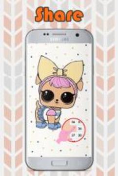 PETS Surprise doll Coloring  Number pixel art游戏截图2