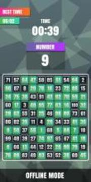 Finding Numbers 1 To 100 Puzzle Online游戏截图4