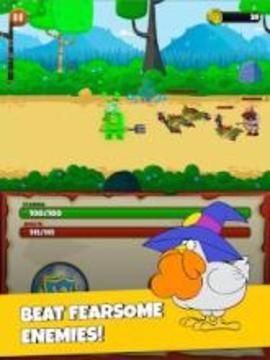 Chicken Chaser: Thumb Action RPG游戏截图4