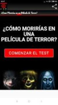 Como Morirías en una Pelicula de Terror?Test Muert游戏截图2