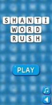 Shanti Word Rush Free游戏截图4
