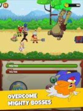 Chicken Chaser: Thumb Action RPG游戏截图2