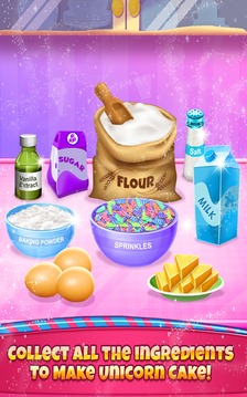 Unicorn Cake Bakery - Sweet Cake Dessert Maker游戏截图3