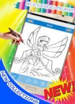 how to draw & coloring Winx Club new collection游戏截图1