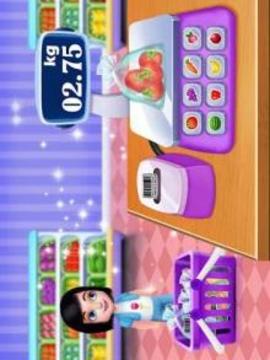 Supermarket : Shopping Game For Kids游戏截图2