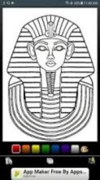 Egypt Coloring Book Free游戏截图5