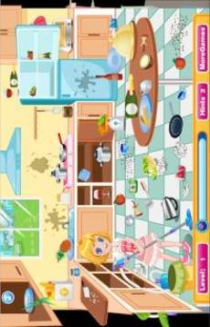 Cleaning House Princess Games - Home Cleanup游戏截图2