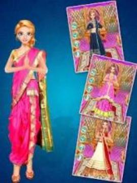 Indian Fashion Doll salon游戏截图3