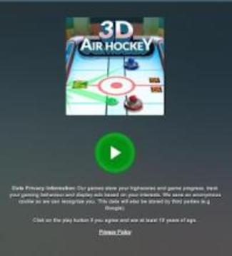 3D Air Hocket HTML 5 Game游戏截图2