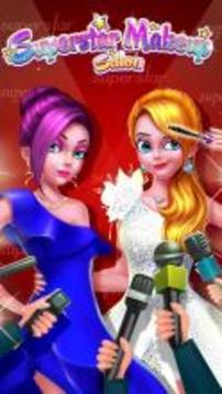 Superstar Makeup Salon - Girl Dress Up游戏截图3