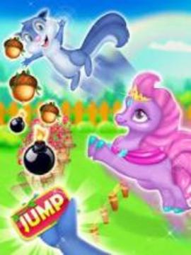 Unicorn & Squirrel Pet Caring - Doctor Game游戏截图2