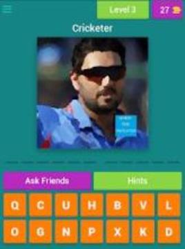 India Cricket Quiz - Guess the Indian Cricketer游戏截图2