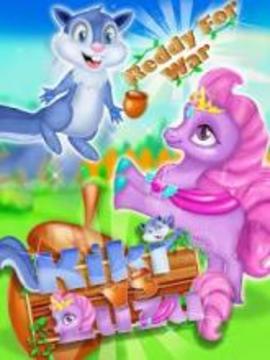 Unicorn & Squirrel Pet Caring - Doctor Game游戏截图1