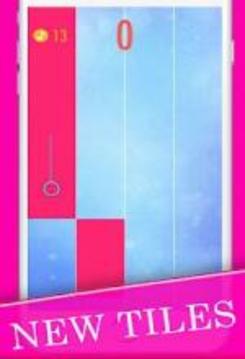 Girl Piano Tiles : White Tiles Pink游戏截图2