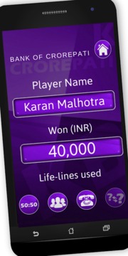 KBC in English 2018 : Crorepati GK Quiz Game游戏截图1