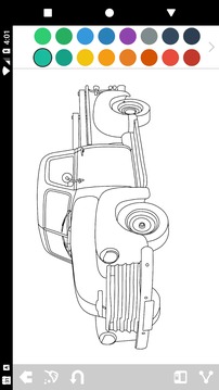 American Cars Coloring Book游戏截图1