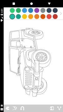 American Cars Coloring Book游戏截图4