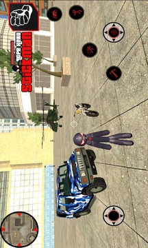 Stickman Rope Hero Vegas Mafia Crime Simulator游戏截图1