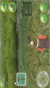 3D假蝇钓鱼游戏截图1