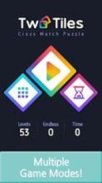 Two Tiles: Cross match puzzle游戏截图2