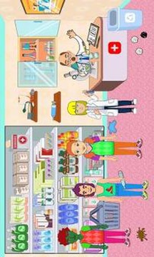 Pretend Play in Hospital Fun Town Life Story游戏截图3