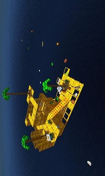 Blocky Raft Pixel Simulator游戏截图5