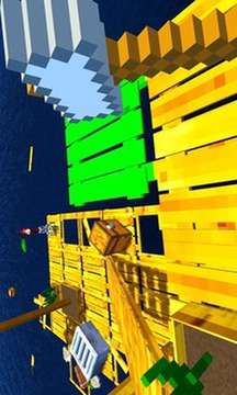 Blocky Raft Pixel Simulator游戏截图1