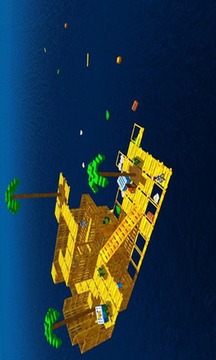 Blocky Raft Pixel Simulator游戏截图4