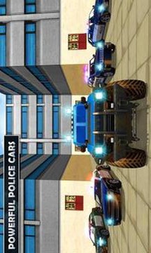 越野警车驾驶 - Offroad Police Car Driving游戏截图2