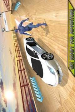 Light Hero Vs Super Cars Vertical Stunts游戏截图1