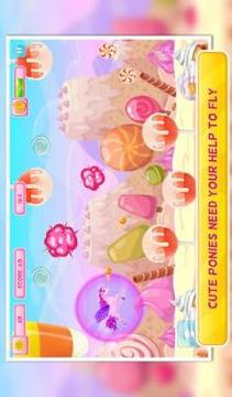 Pony in Candy World : Adventure Arcade Game : Free游戏截图4