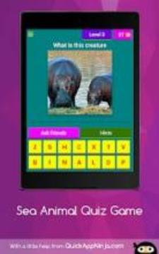 sea animal quiz game游戏截图4