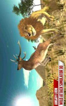 Angry Lion Village Attack - Wild Lion Simulator 3D游戏截图2