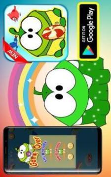 Om Nom Adventure jump 2018游戏截图1