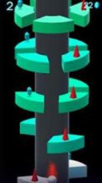 Helix Spiral Tower : helix jumping arcade游戏截图3