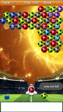 Galaxy Football Bubble游戏截图5