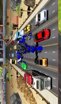 Robot Transform Traffic Racer游戏截图3