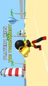 Stickman Beach Volleyball游戏截图4