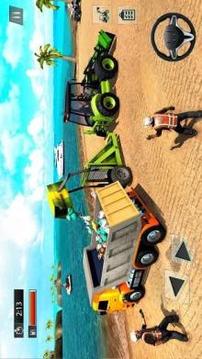 Beach Cleaner Sand Excavator Simulator游戏截图3