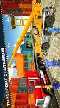 Cargo Crew Truck Sea Port Driver游戏截图4