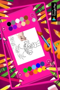 Coloring Book Troll Poppy amoureux Fans 2018游戏截图5