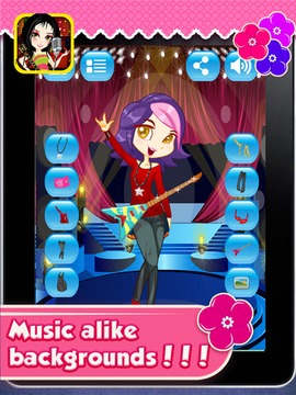 Rockstar Girl Dressup游戏截图3