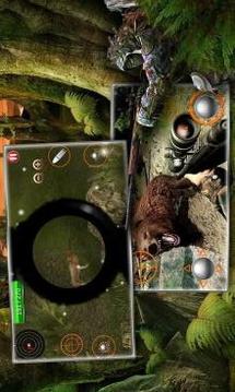 Jungle Hunter 3D ★ Sniper Kill with DINOSAURS游戏截图3