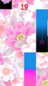 Pink Flower Piano Tiles游戏截图5