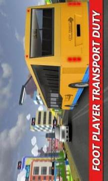 Mega Bus Transporter Sim 2018 for Football Champs游戏截图2